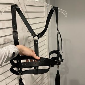 Leather Harness Belt